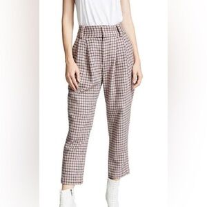 Maggie Marilyn Plaid lined Pants  size  6 @